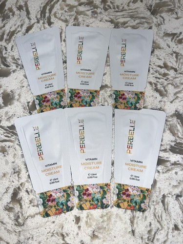 Perbelle Vitamin Moisture Face cream samples ~ .3 oz NEW