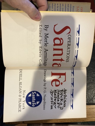 Merle Armitage / OPERATIONS SANTA FE Atchison Topeka & Santa Fe Railway 1st 1948 - Foto 5 di 14