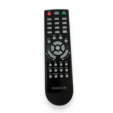Proscan PLDED001 TV Remote Control Black