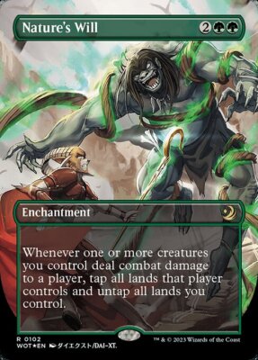 MTG NATURE's WILL 102 FOIL EXC - ''KONFETTI'' WILLE DER NATUR - WOT EN