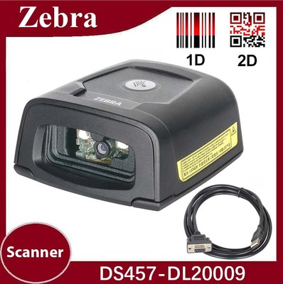 Zebra DS457-DL20009 USB Fixed Mount Barcode Scanner 1D 2D QR Bar Code Reader