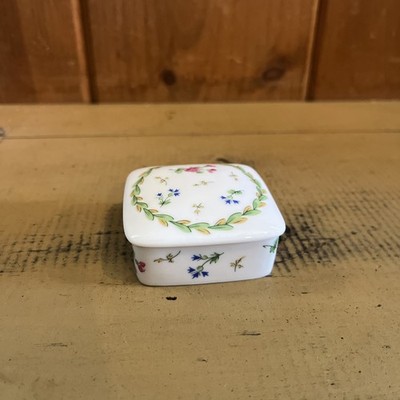 Vintage Bernardaud Limoges Air France Concorde Trinket Box 2 x2  