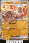Carte Pokemon REGIROCK 101/182 EX EV10 Ecarlate et Violet 10 DRI FR NEUF