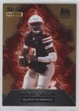 2022 Wild Card MATTE Rookie Heat Gold - Red Flames /25 Malik Willis RC 0o5. rookie card picture