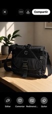 Black Tactical Gear Shoulder/Messenger Bag 15L MOLLE Buckle Adjustable Strap