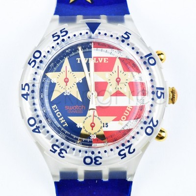 Swatch Aquachrono 1995 - SEK103 - American Dream - Neu