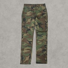 Polo Ralph Lauren Sullivan Slim Pants Boys 16 Green Camo Polo Player Graphic