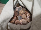 Bag Of 5000+ (36 Lbs) Low Grade Lincoln Wheat Cents Sold By Weight
