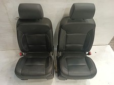 Bags Removed Heated Black Leather Front Seats From 2017 Silverado 2500 2602690