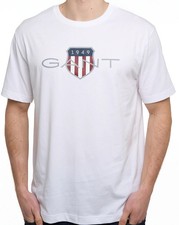 Image of Gant Archive Shield T Shirt White