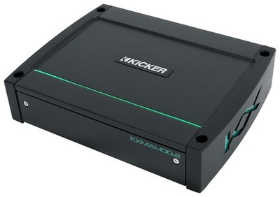 KICKER 48KXMA4002 400 Watt 2-Channel Marine Boat Amplifier Class D Amp KXMA400.2