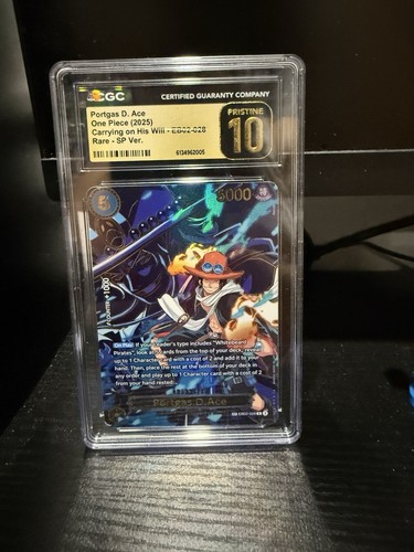 Portgas.D.Ace (SP Card) graded CGC 10 for sale on eBay