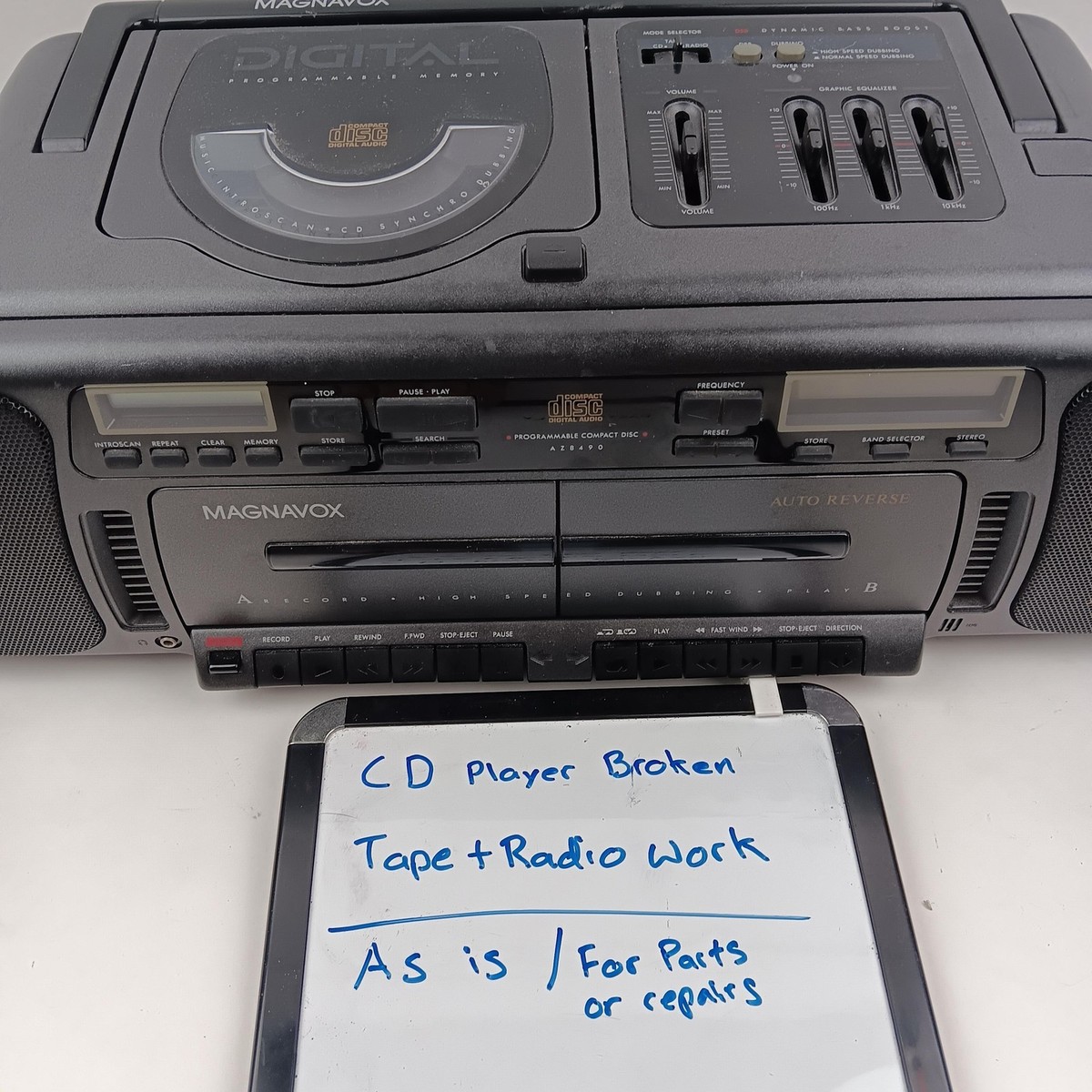 【中古】 オー！/Ｂｌｕ-ｒａｙ　Ｄｉｓｃ/KIXF-1002 Vintage Magnavox AZ8490 Boombox Radio Cassette CD Player Parts