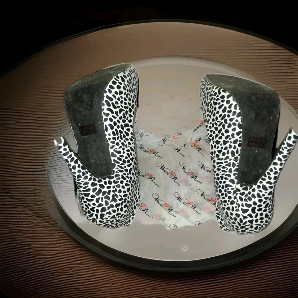 Zapatos Lepord Vintage Wild Rose Tacón Bloque Correa al Tobillo, Talla 7 Foto 3 de 4