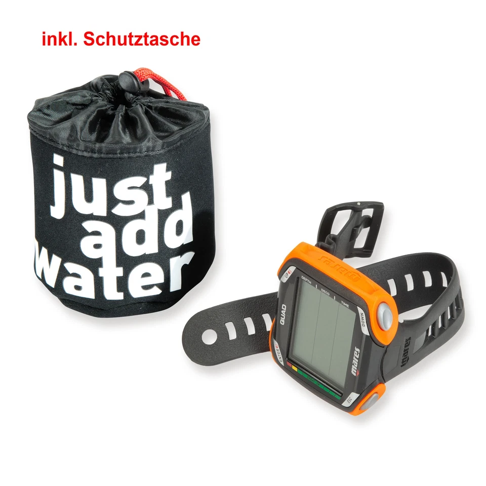 Mares Quad orange Tauchcomputer  - sehr großes Display, Sonderedition - Bild 4 von 4