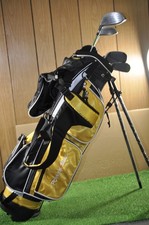 RH US Kids Ultralight 57" WT-15 Driver,3wood,6i,8i,PW,Putter & PowerBilt Bag F