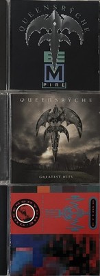 3x Queensrÿche CDs - Empire 1990, Operation: Livecrime 1991, Greatest Hits 2000