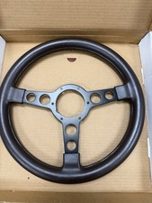 Lecarra Trans Am 14 Steering Wheel Black Spokes Black Full Wrap Leather Grip Lecarra Trans Am 14 Steering Wheel Black Spokes Black Full Wrap Leather Grip