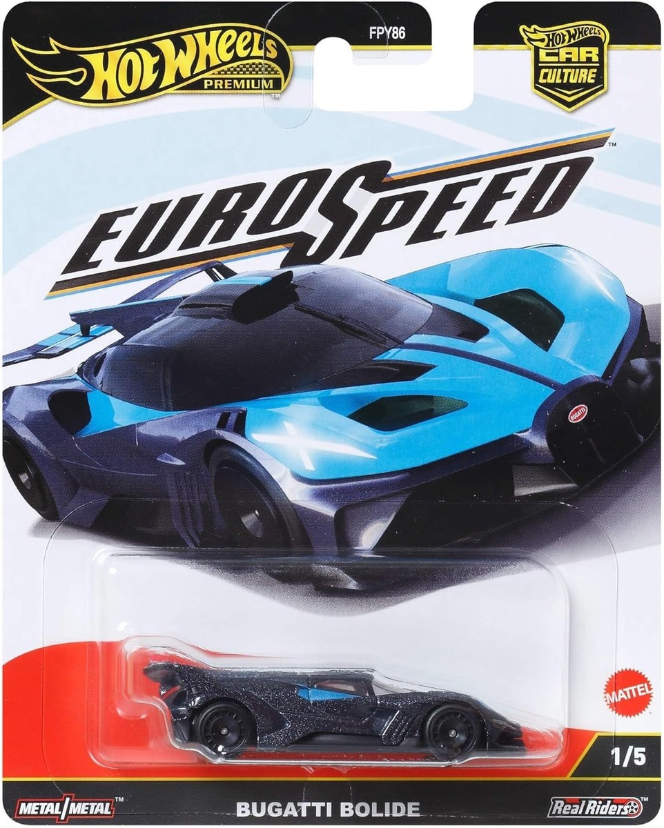 Hot Wheels Premium - 2025 Euro Speed 1/5 Bugatti Bolide (BBJBK79