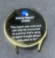  AS-IS Samsung Galaxy Watch 7 SM-L310 44mm GPS Bluetooth Silver - For Parts  