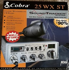 Cobra 25 WX ST SoundTracker Classic Weatherband CB Radio