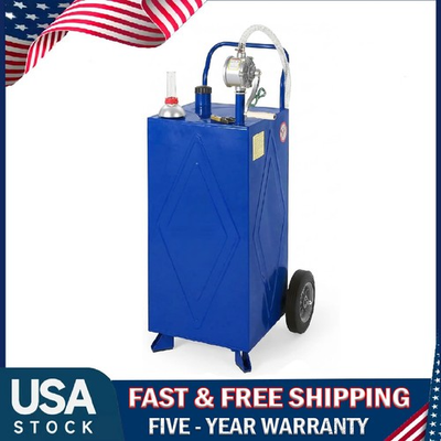 #ad Gas Caddy 30 Gallon Portable Gasoline Fuel Diesel Transfer Tank for Car Tractor $179.99