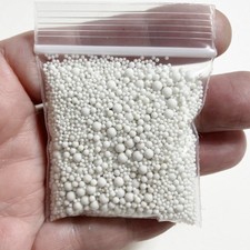 Morezmore M00640 1oz Porcelain Balls Mix 1-2-3mm Bakeable Eyeballs or Teeth