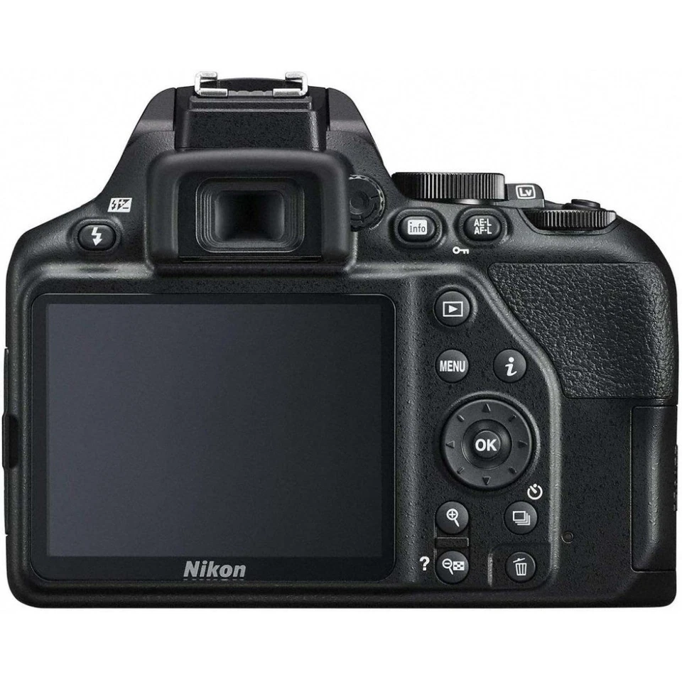 Nikon D3500 Digital Camera 24.2MP Vintage Body only Interval Shooting Mode Black - Image 3 of 4