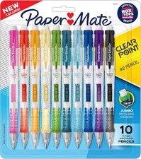Paper Mate Clearpoint Mechanical Pencils, 0.7Mm HB 2 Pencil Lead, 2 Pencils, As
