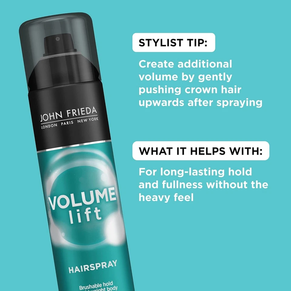 (PACK OF 6) John Frieda VOLUME LIFT HAIR SPRAY for Fine or Flat Hair 10 oz 283 g - Image 2 of 4