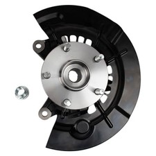 Front Left Steering Knuckle Assembly Black Driver Side Compatible with 2012