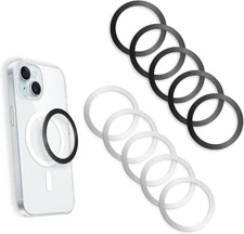 10 Pack Universal Metal Rings, Magnetic Ring for Phone Cases & Wireless Charging