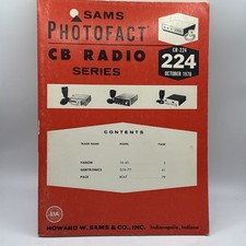 SAMS Photofact CB Radio Series Manual CB 224 October 1978