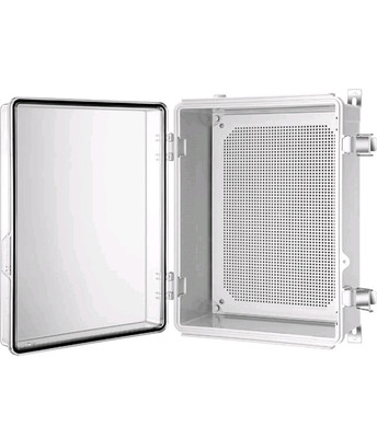 17'' Multi-Use Junction Box - IP67 Waterproof Plastic Enclosure (16.1x12.2x7.1)
