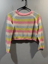 Kids Girls Old Navy Knit Sweater Size XL 14-16 Multicolor