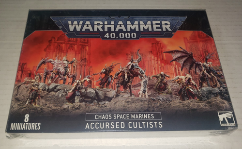 Warhammer 40K: Chaos Space Marines Accursed Cultists GAW43-83 New ...