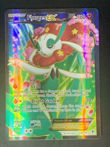 Florges EX 116/119 - Phantom Forces Pokemon Card - NM