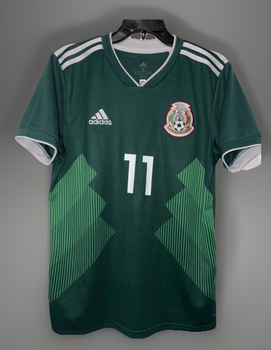 Jersey México National Team Small #11 Carlos Vela 2018 World Cup Adidas ⚽️