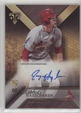 2016 Topps Triple Threads Rookies 77/99 Jeremy Hazelbaker #ARC-JH Auto y8h