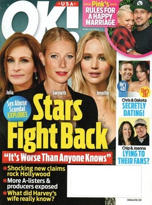 OK! Magazine October 30 2017 Gwyneth Paltrow Harvey Weinstein Michael Fassbender