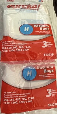 Lot of 2 (6 Bags Total) Eureka Type H Vacuum Cleaner Bags GENIUNE OEM