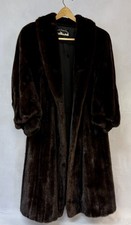 Luxurious Vintage Full-Length Mink Fur Coat   Excellent Condition Size XL Petite