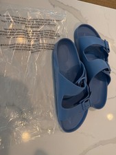 Birkenstock Arizona MED/NARROW EVA Sandals Slide Elemental Blue Unisex