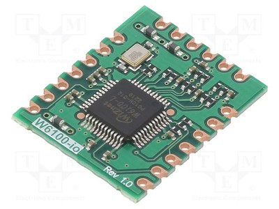 3,3VDC 24x20x2,6mm Komp: W6100 Ethernet,SPI Modul: Ethernet