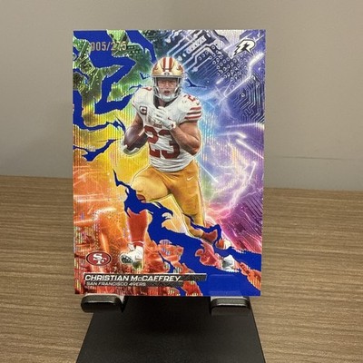 2025 Topps Resurgence Christian McCaffrey CIRCUIT BREAKERS Navy Surge /275 49ers