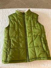 GYMBOREE GIRLS sleeveless puffer vest size M 7-8 fleece lined