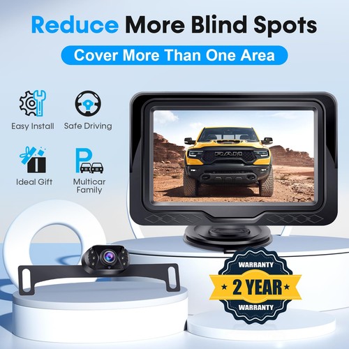 Backup Camera Ease Install for Car - USB Plug and Play, HD 1080P Rear View Ca... - Picture 6 of 9