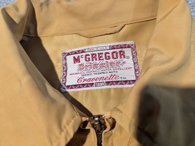 Vintage McGregor Jacket Mens 44 Long Drizzler Cravenette 1950s 60s