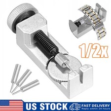 1/2Sets Watch Link Remover kit Watch Band Tool Metal Adjustable Watch Band Strap