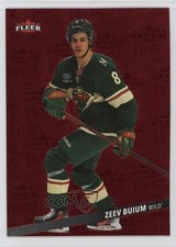 2025-26 Upper Deck Fleer Ultra Medallions Ruby Red 18/50 Zeev Buium #M-12 1qh9